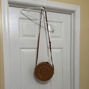 Brown Crossbody Bag Leather Classic Style